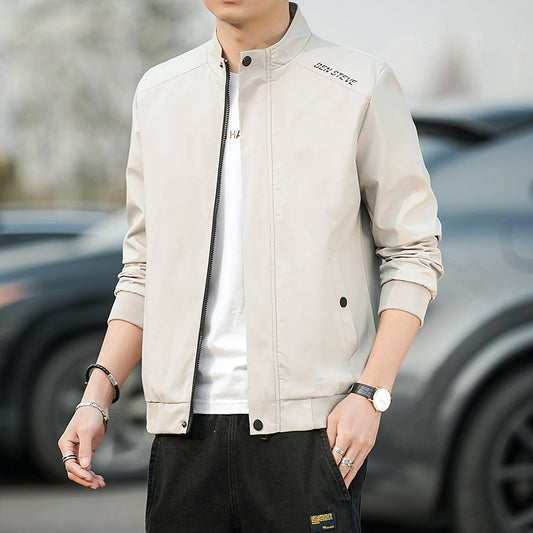 Relaxed Fit Baseball Jacket