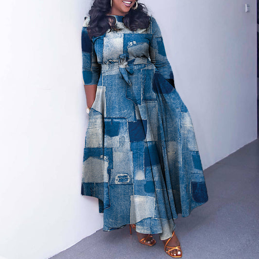 Plus Size African Long Skirt Dress: Stylish and Flattering